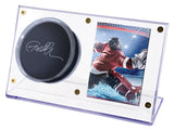Ultra PRO: Display - Hockey Puck & Card (Clear)
