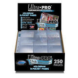 Ultra PRO: Platinum Hologram 9-Pocket Pages - 3-Holes (250-Pack)