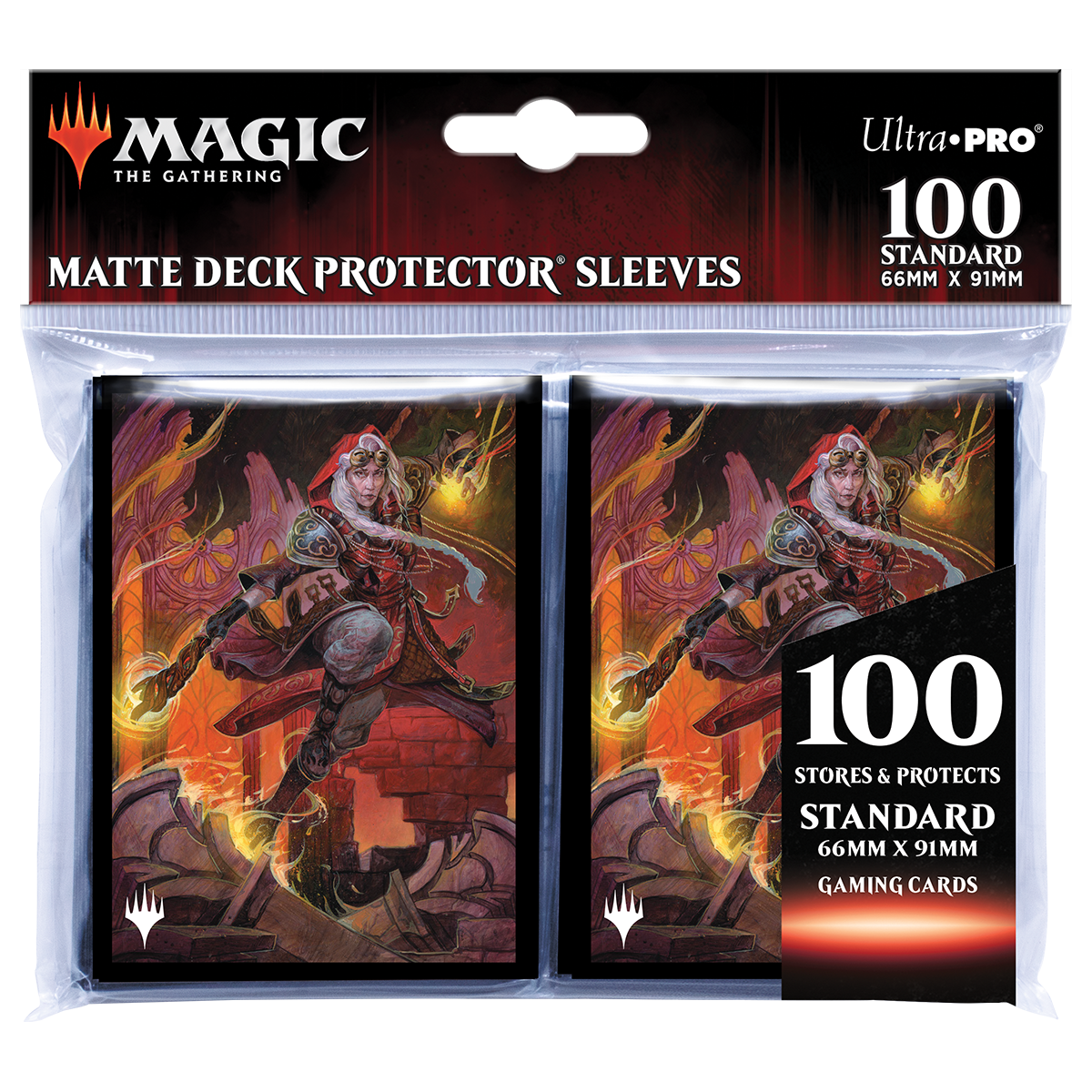 Ultra PRO: Standard 100ct Sleeves - Dominaria United Magic (Jaya, Fiery Negotiator)