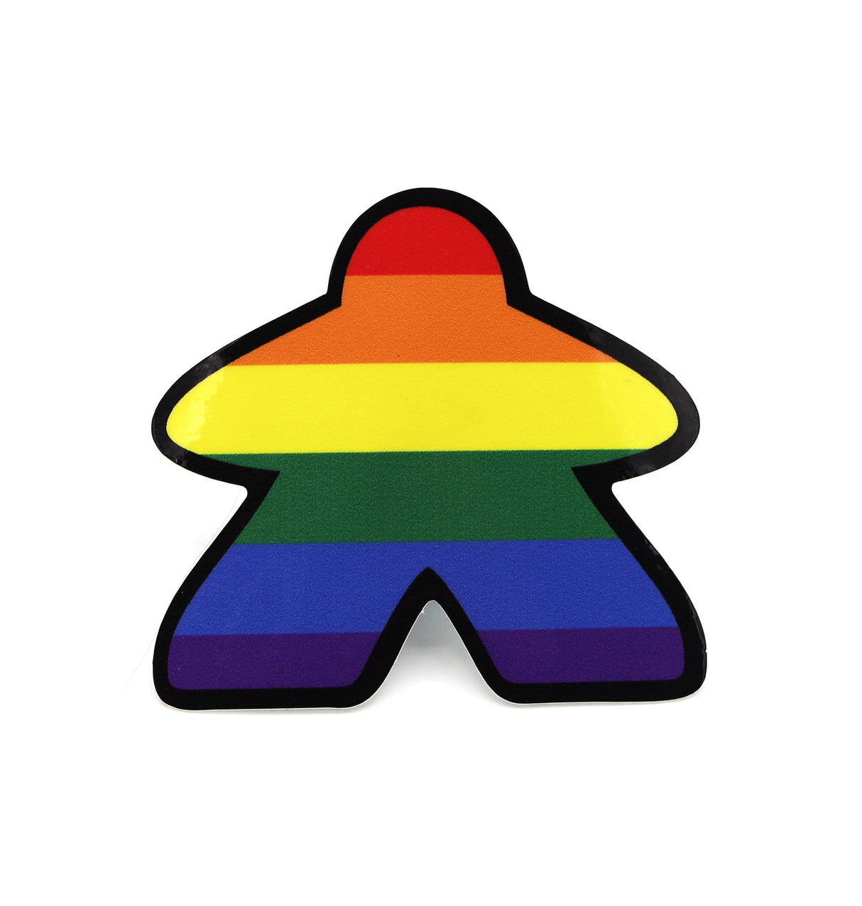 Rainbow Meeple Sticker