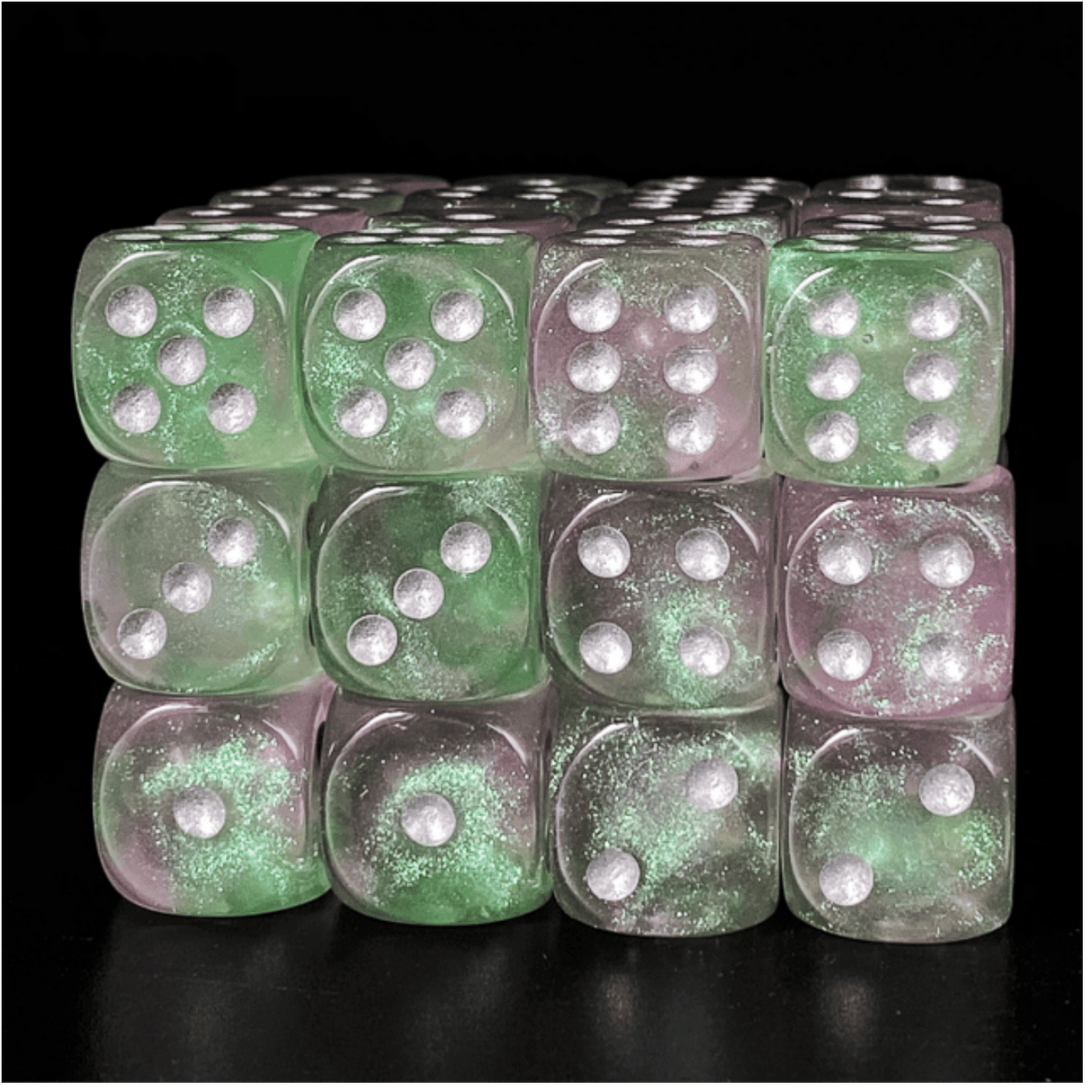 Lavender Lilacs - 12 piece Pip D6's