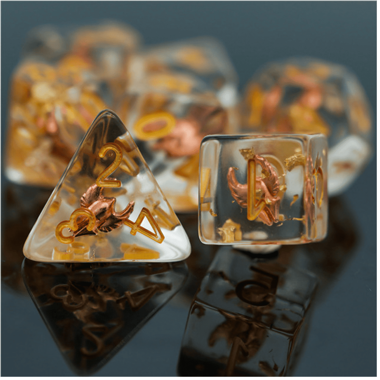 Paladin's Helm Class RPG Dice Set