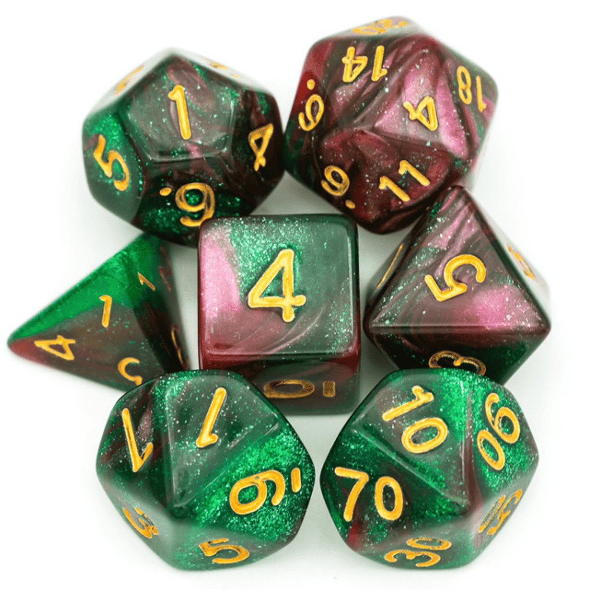 Rose Garden RPG Dice Set