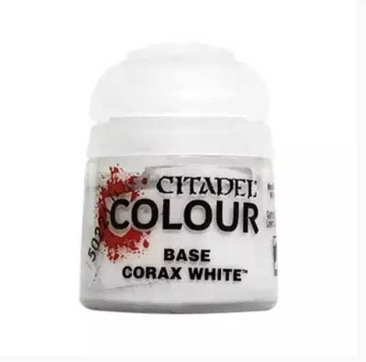 warhammer base corax white 12ml paint