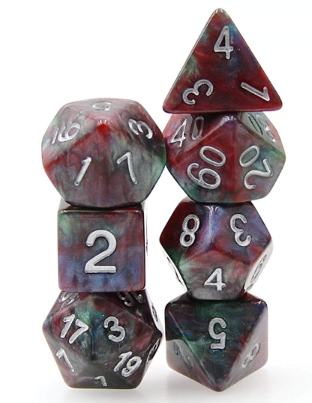 *discontinued* Cosmos Marble RPG Dice Set