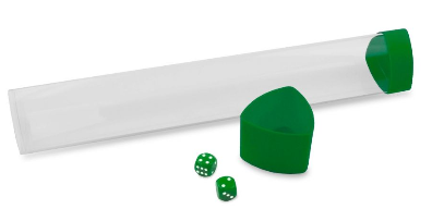 Playmat Tube with Dice Cap - Green