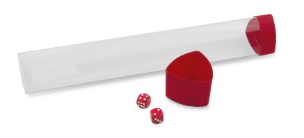 Playmat Tube with Dice Cap - Red