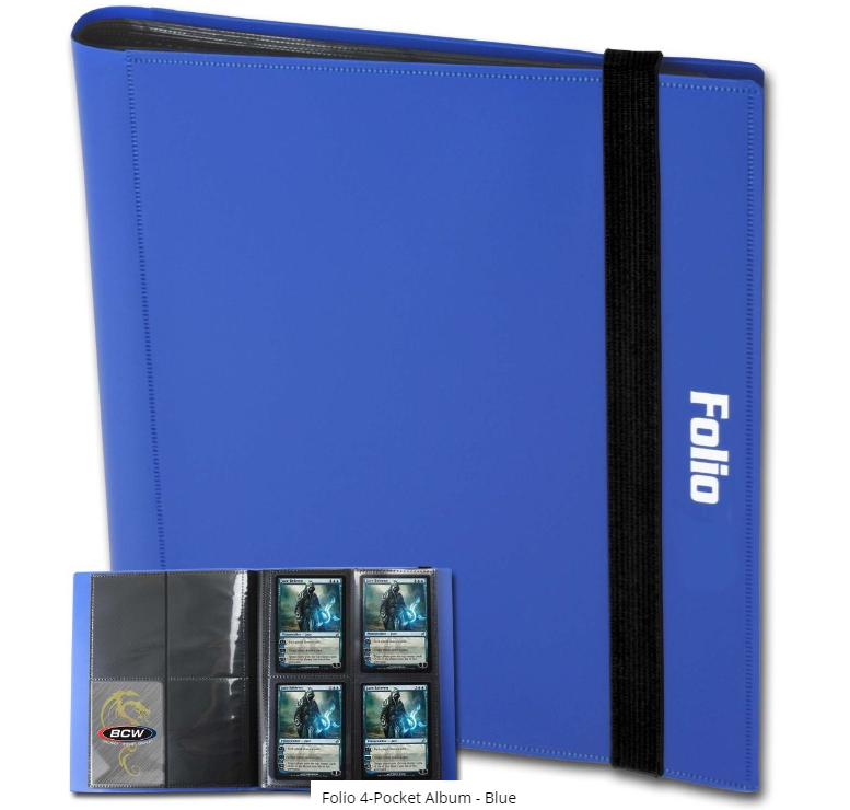 Folio 4-Pocket Album - Blue
