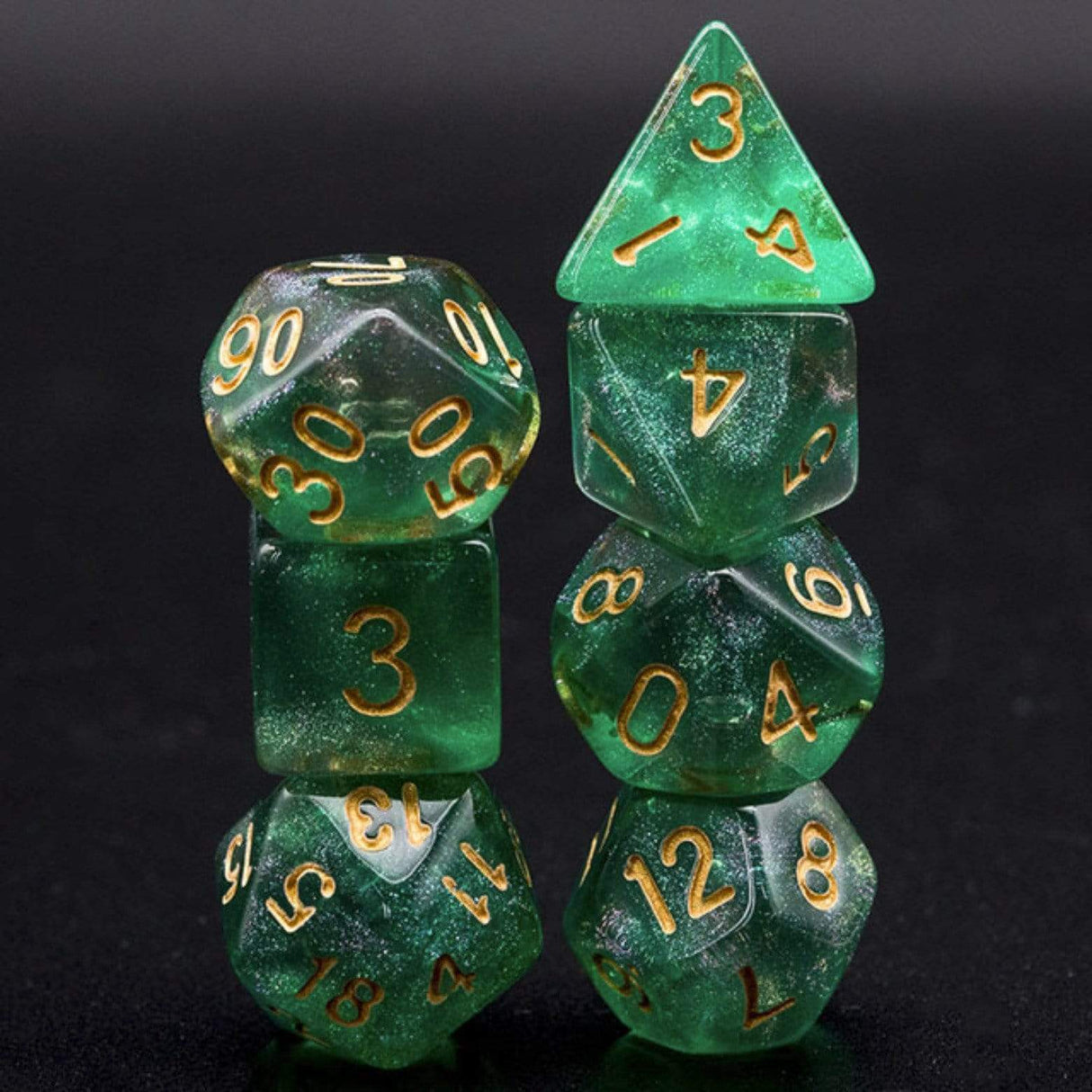 *discontinued* Shamrock Shimmer RPG Dice Set