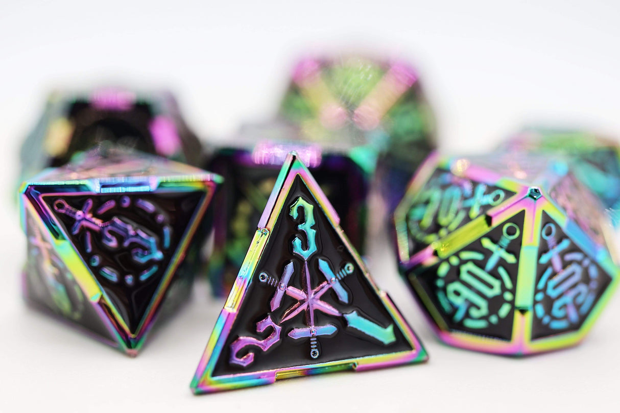 Sword of Europa RPG Metal Dice Set