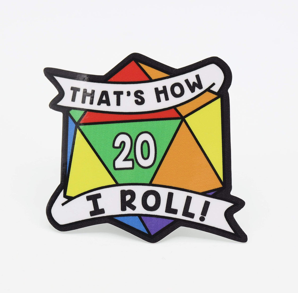 Thats How I Roll Sticker: Rainbow Pride