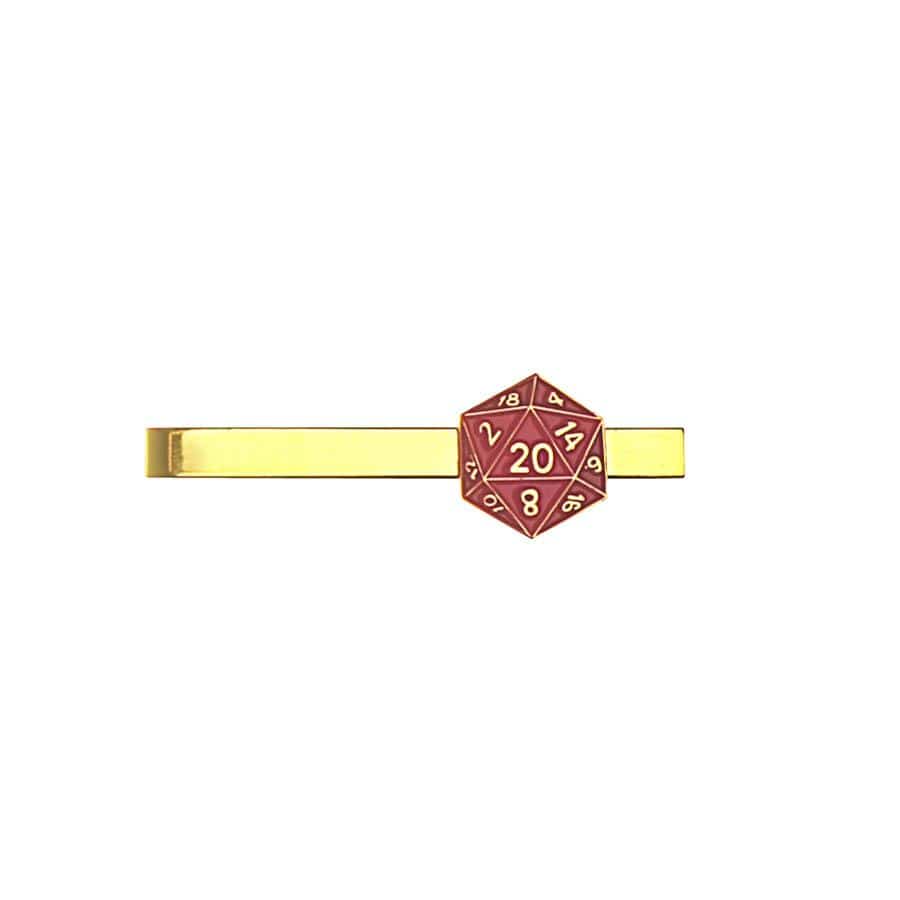 Metal Tie Clip: D20 (Assorted Colors)