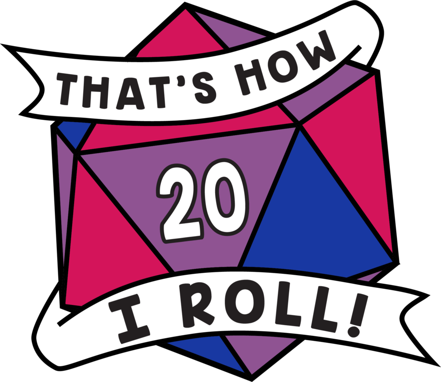 That's How I Roll Pride Pin - Bisexual