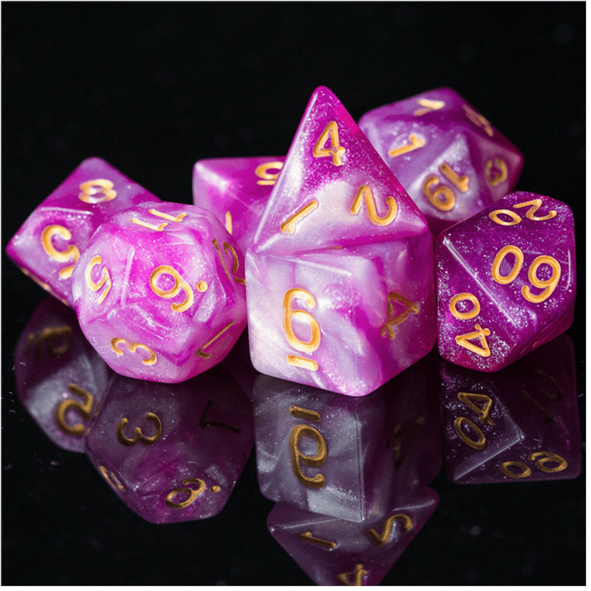 *discontinued* Velvetine RPG Dice Set