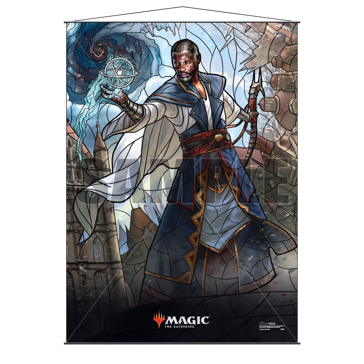Ultra PRO: Wall Scroll - War of the Spark (Teferi, Time Raveler/Stained Glass)