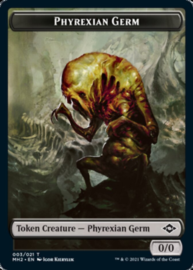 Phyrexian Germ // Squirrel Double-Sided Token [Modern Horizons 2 Tokens]