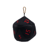 Ultra PRO: Dice Bag - Plush D20 (Dungeons & Dragons / Black & Red)
