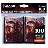 Ultra PRO: Standard 100ct Sleeves - Strixhaven (Velomachus Lorehold)