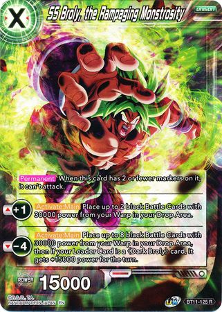 SS Broly, the Rampaging Monstrosity [BT11-125]