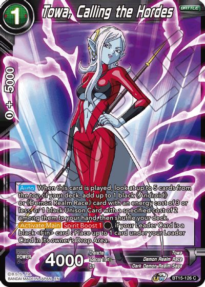 Towa, Calling the Hordes [BT15-126]