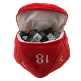 Ultra PRO: Dice Bag - Plush D20 (Red)