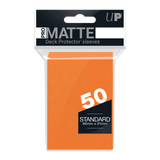 Ultra PRO: Standard 50ct Sleeves - PRO-Matte (Orange)