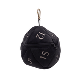 Ultra PRO: Dice Bag - Plush D20 (Black)