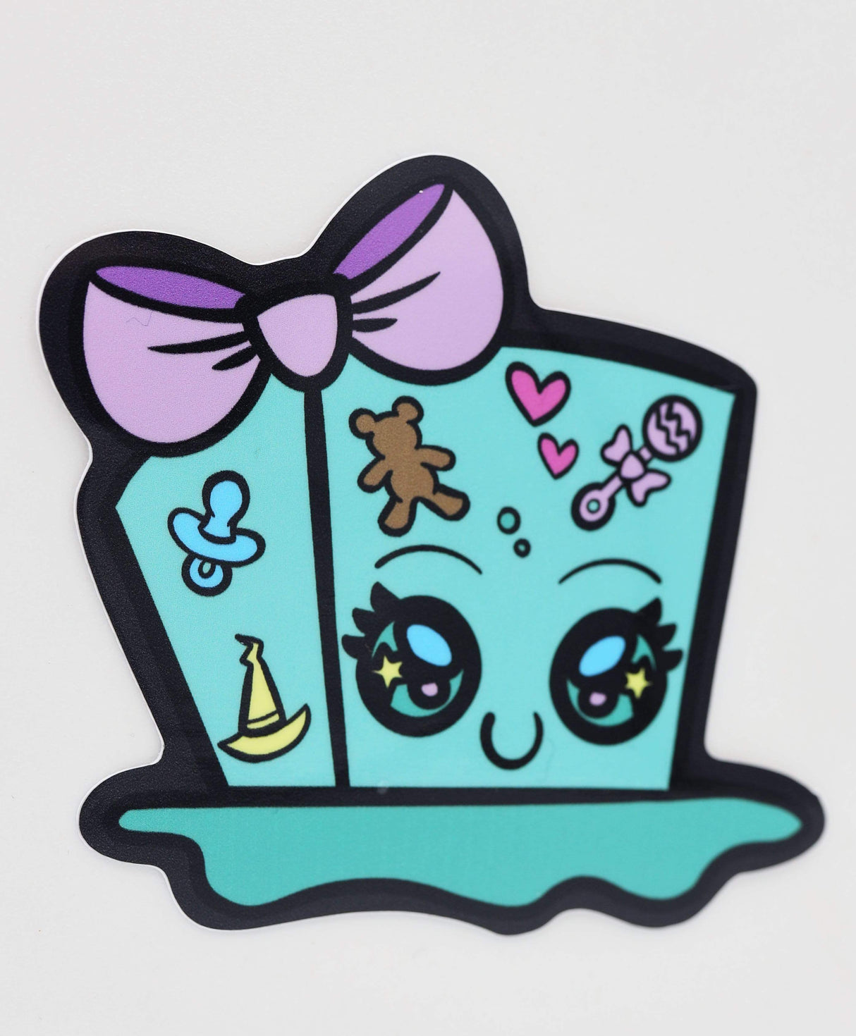 Baby Monster Sticker: Gelly Cube