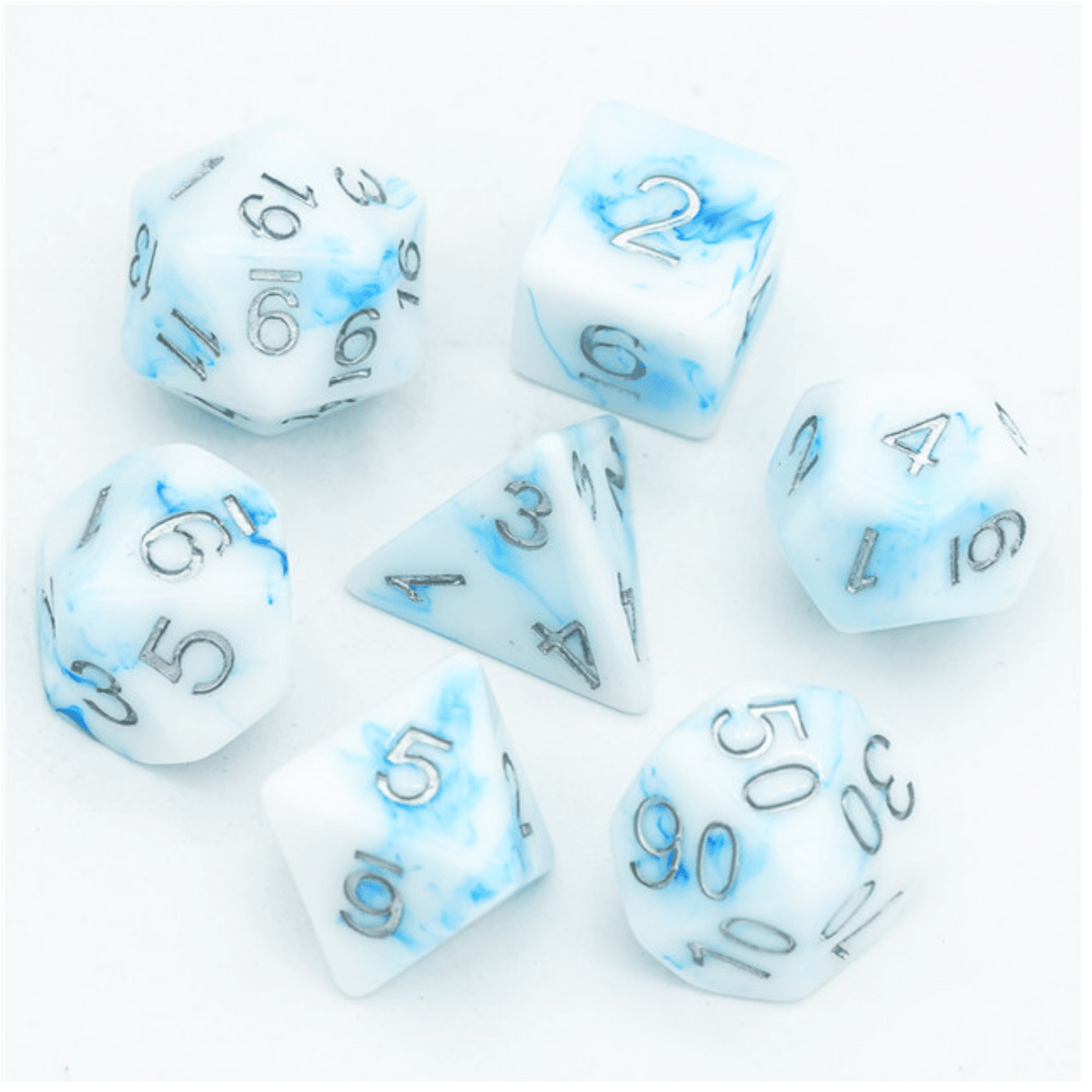 Blue Stone RPG Dice Set