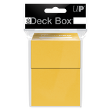 Ultra PRO: Deck Box - Solid Color (Yellow)