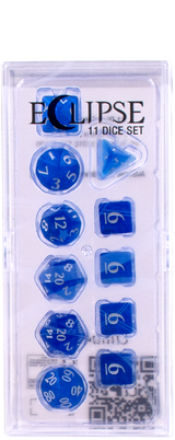 Ultra PRO: 11-Dice Set - Eclipse (Pacific Blue)