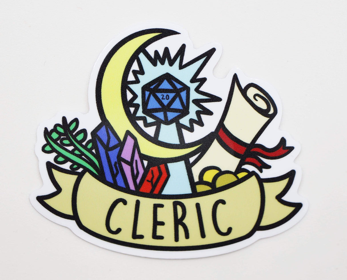 Banner Class Sticker: Cleric