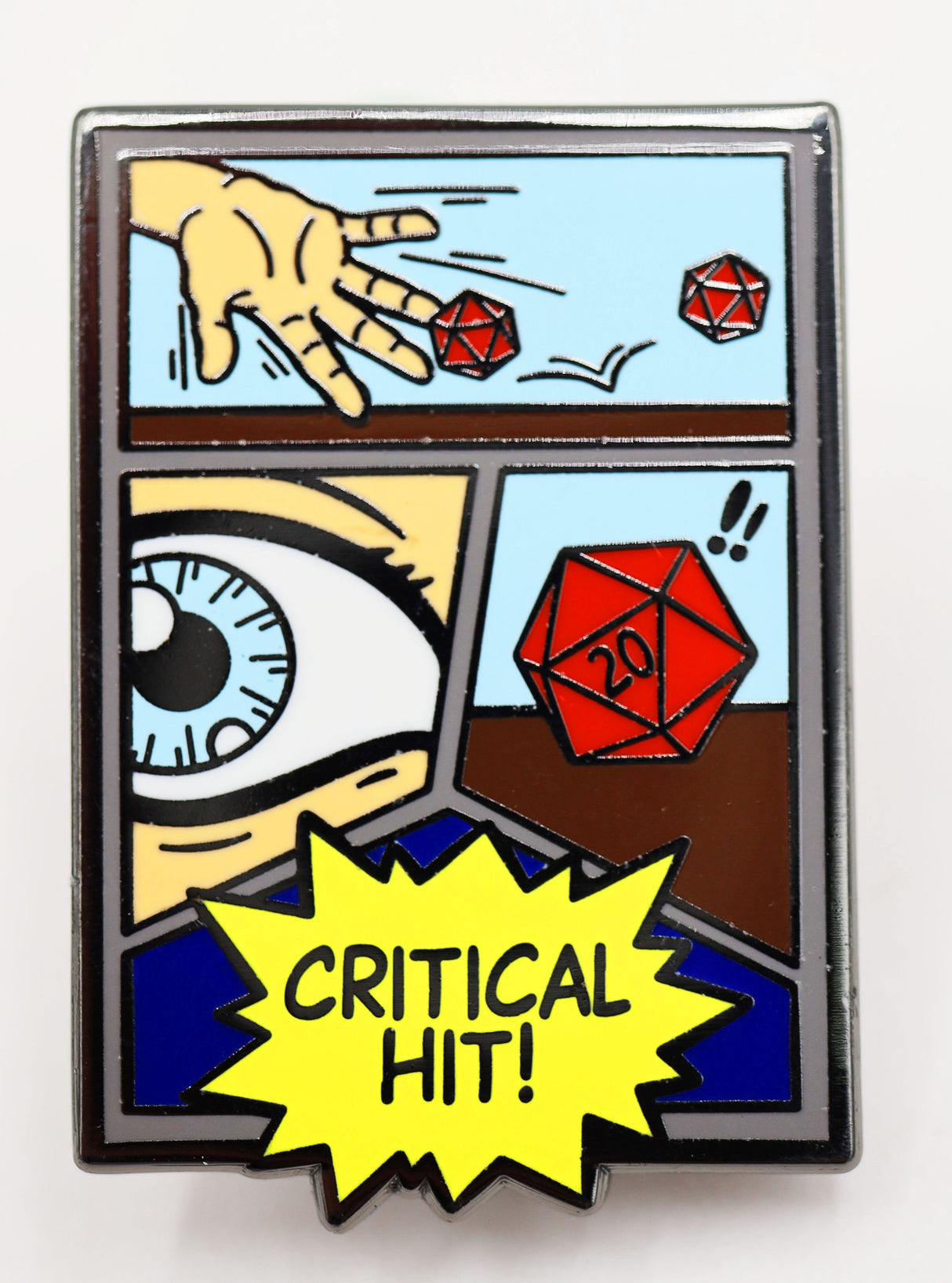 Comic Panel Pin (Pin Bazaar Awesome Con 2021!)