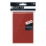 Ultra PRO: Standard 100ct Sleeves - PRO-Matte (Red)