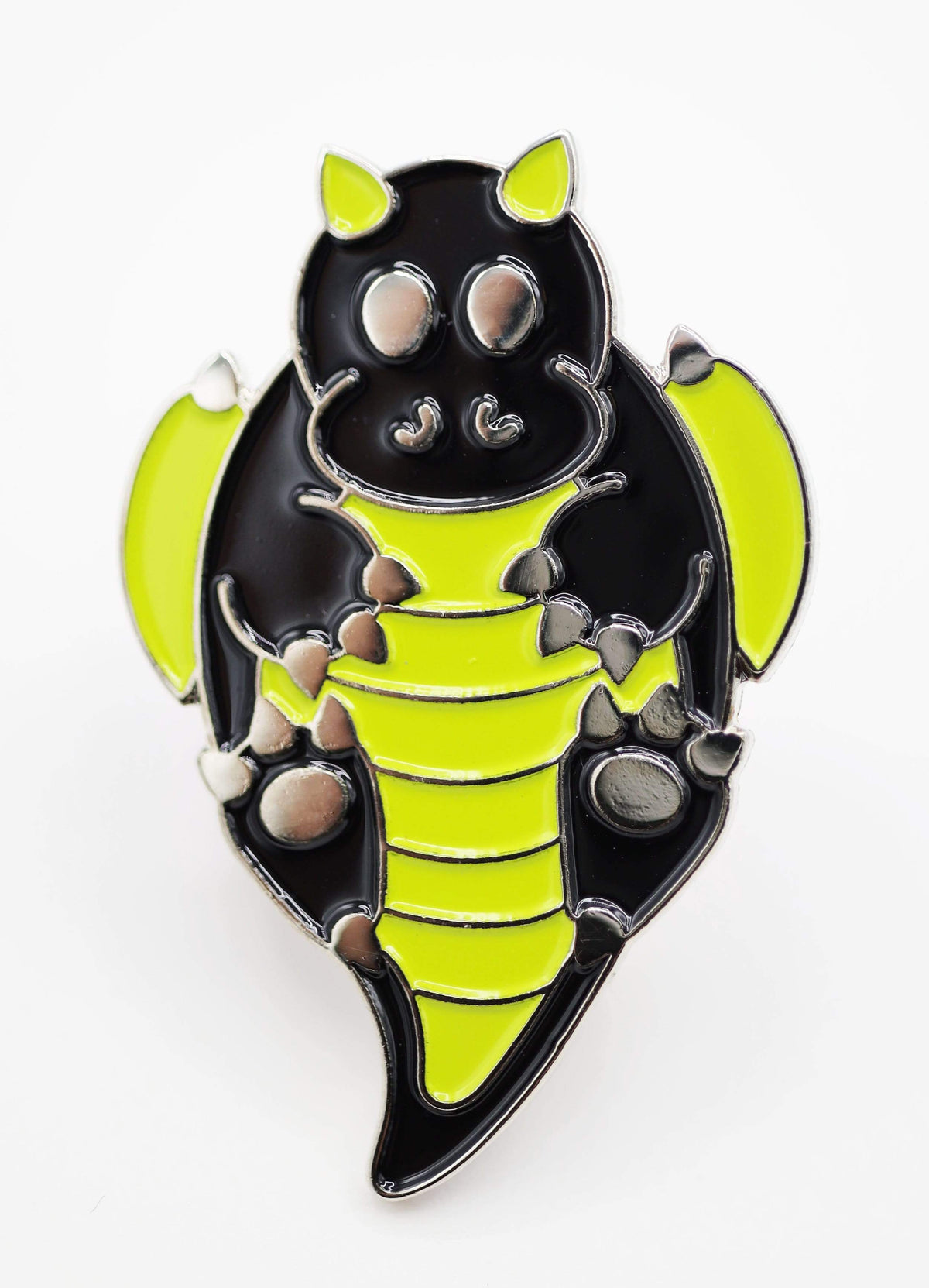 Critter Pins: Black Baby Dragon