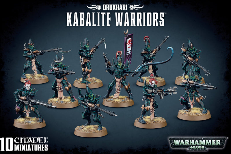 Warhammer 40,000 - Drukhari - Kabalite Warriors