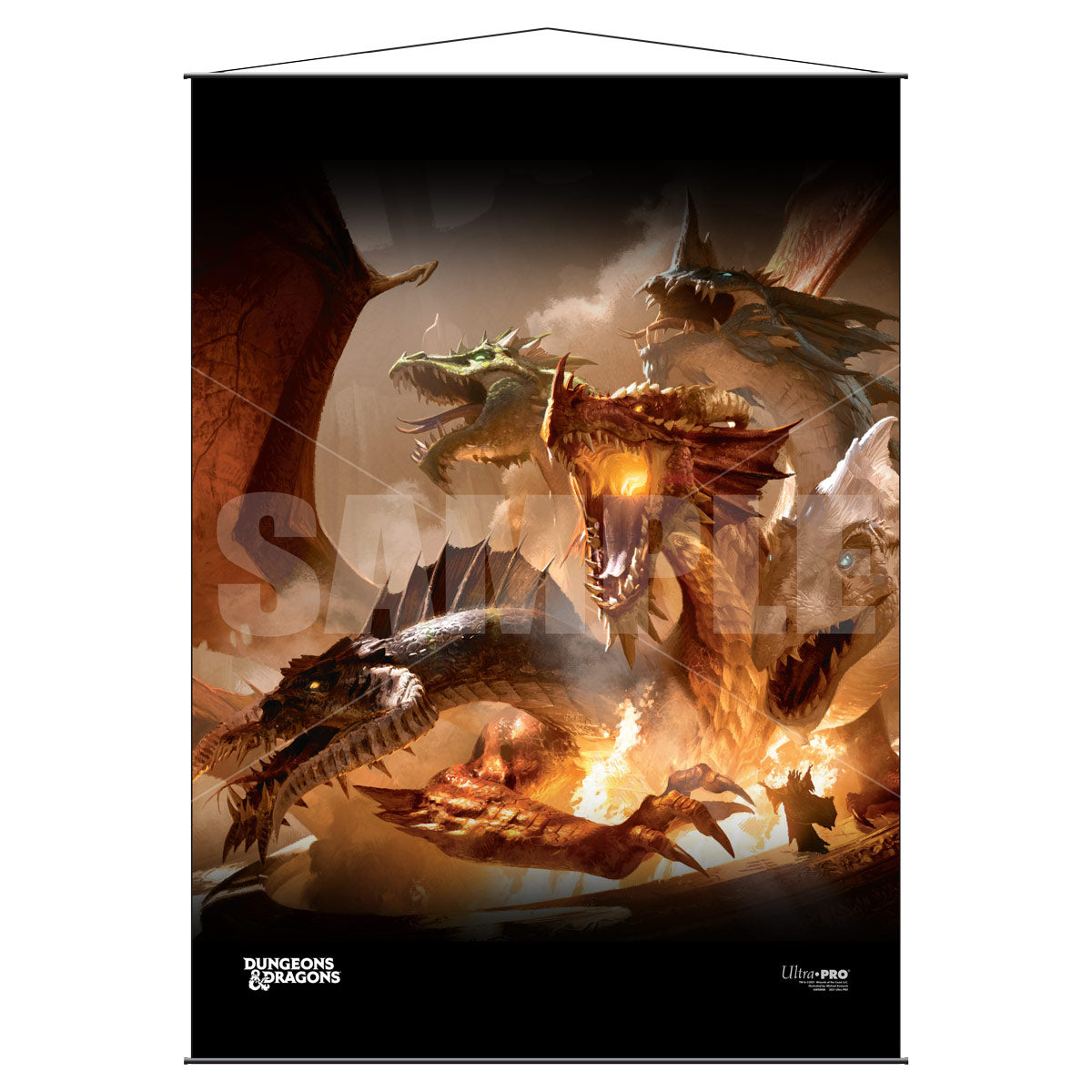 Ultra PRO: Wall Scroll - Dungeons & Dragons Cover Series (The Rise of Tiamat)
