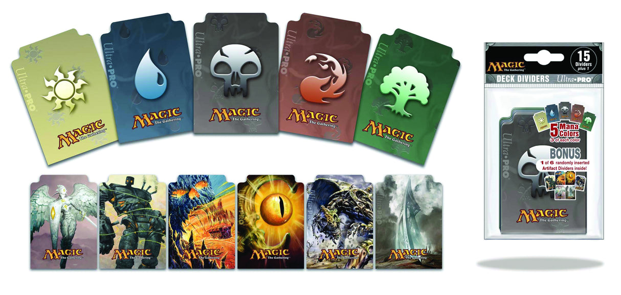 Ultra PRO: Deck Dividers - Magic the Gathering (Mana Symbol)