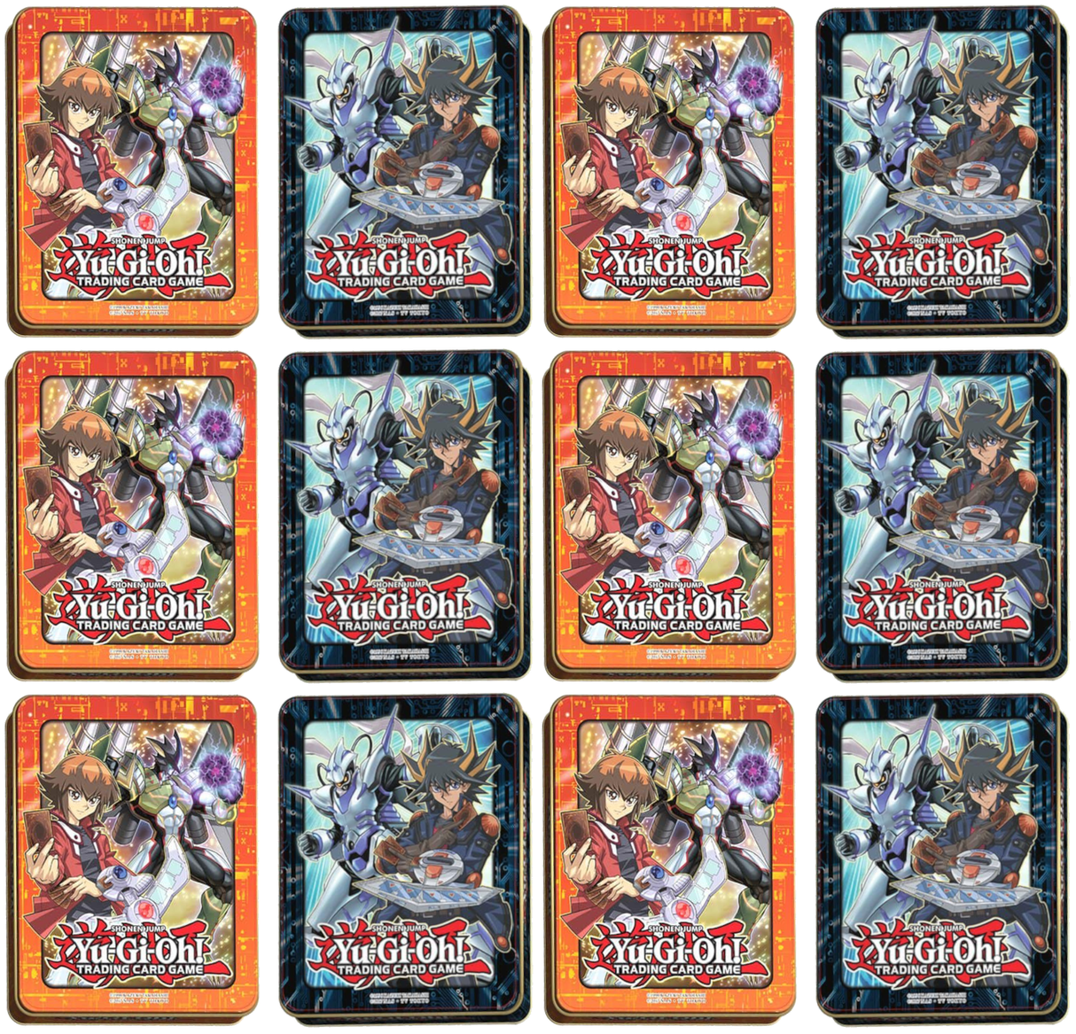 2018 Mega-Tin Display (Jaden & Yusei)