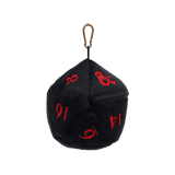 Ultra PRO: Dice Bag - Plush D20 (Dungeons & Dragons / Black & Red)
