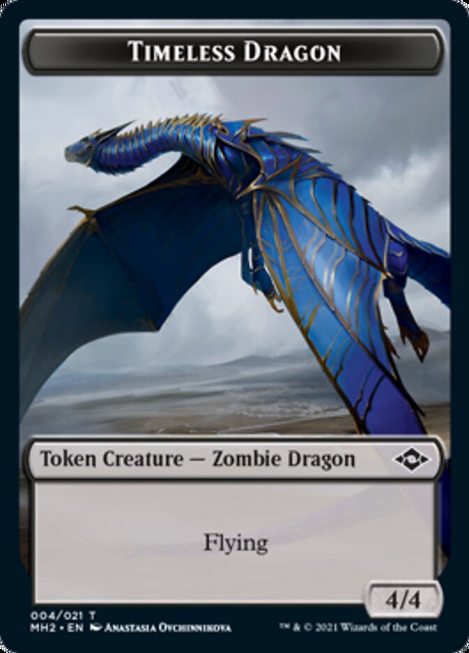 Food (18) // Timeless Dragon Double-Sided Token [Modern Horizons 2 Tokens]