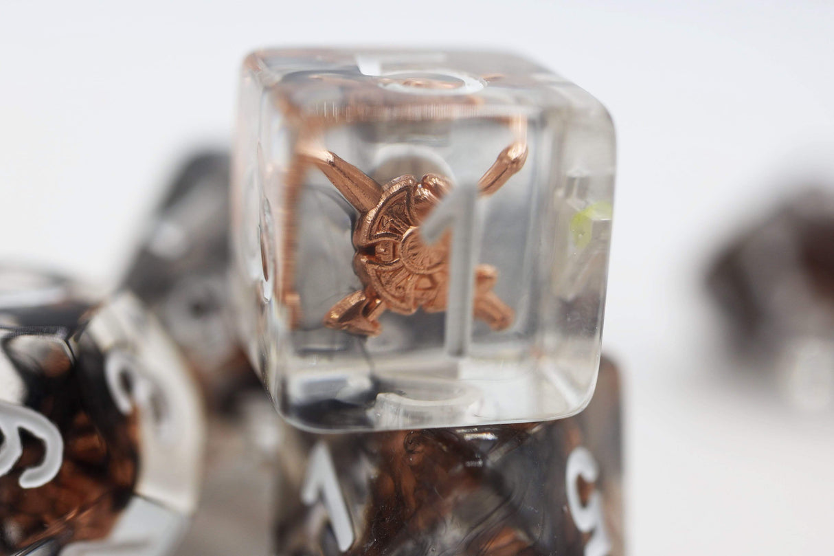 Fighter's Shield Class RPG Dice Set