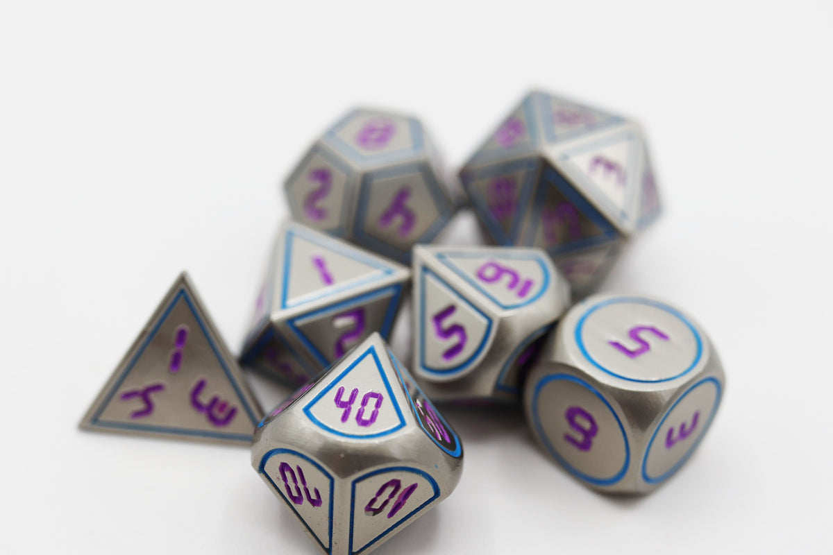 Digital Platinum Teal with Purple RPG Set
