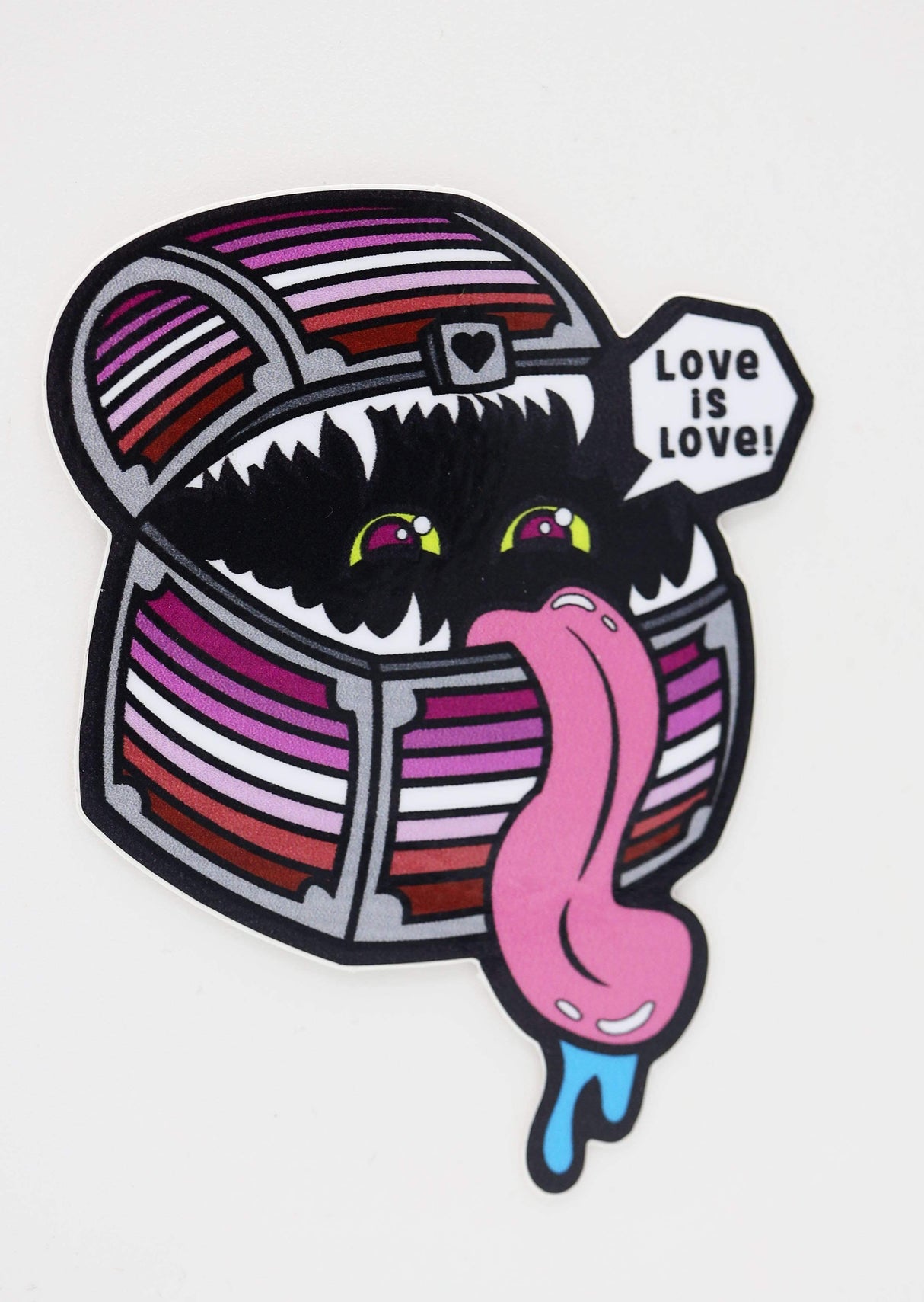 Pride Mimic Sticker: Community Lesbian