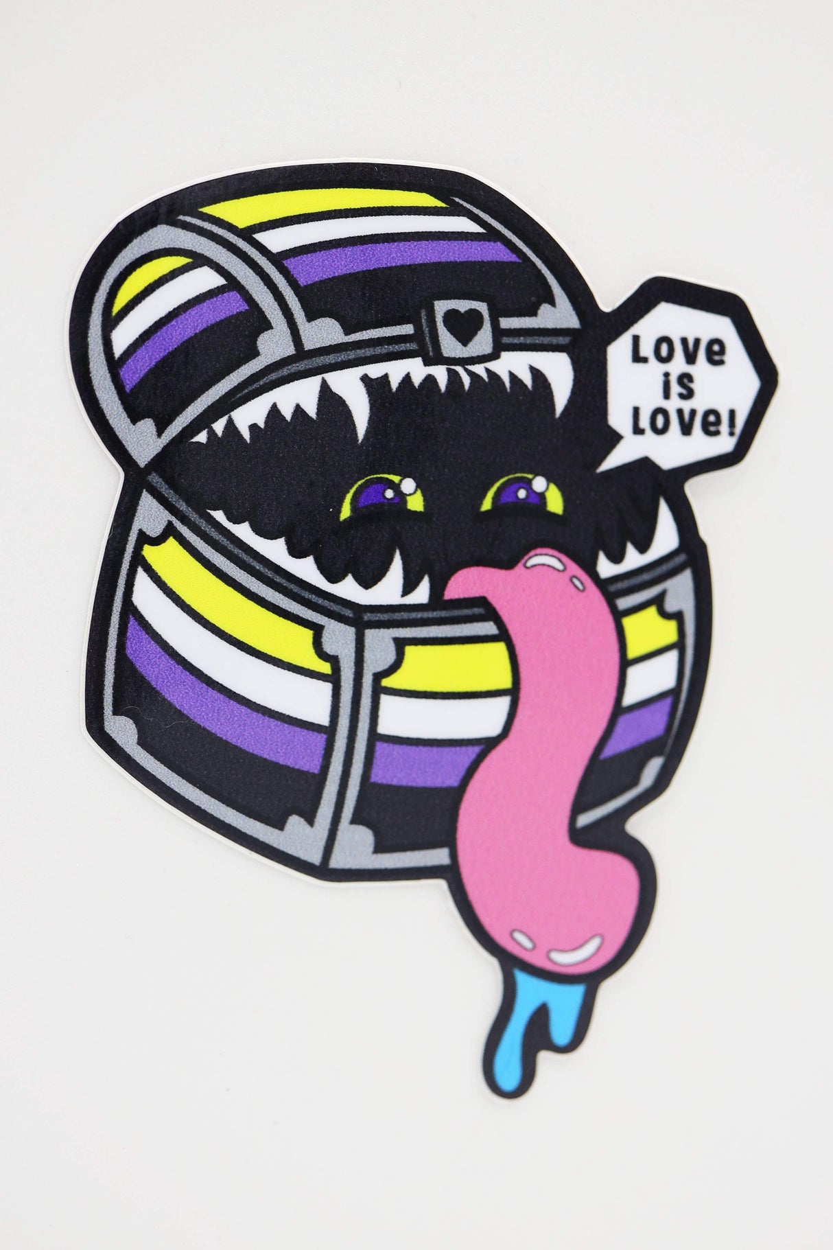 Pride Mimic Sticker: Nonbinary