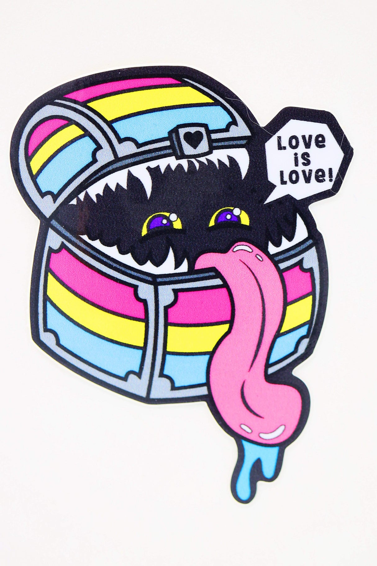 Pride Mimic Sticker: Pansexual