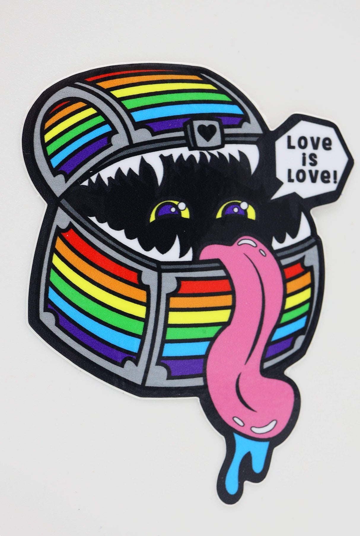 Pride Mimic Sticker: Rainbow