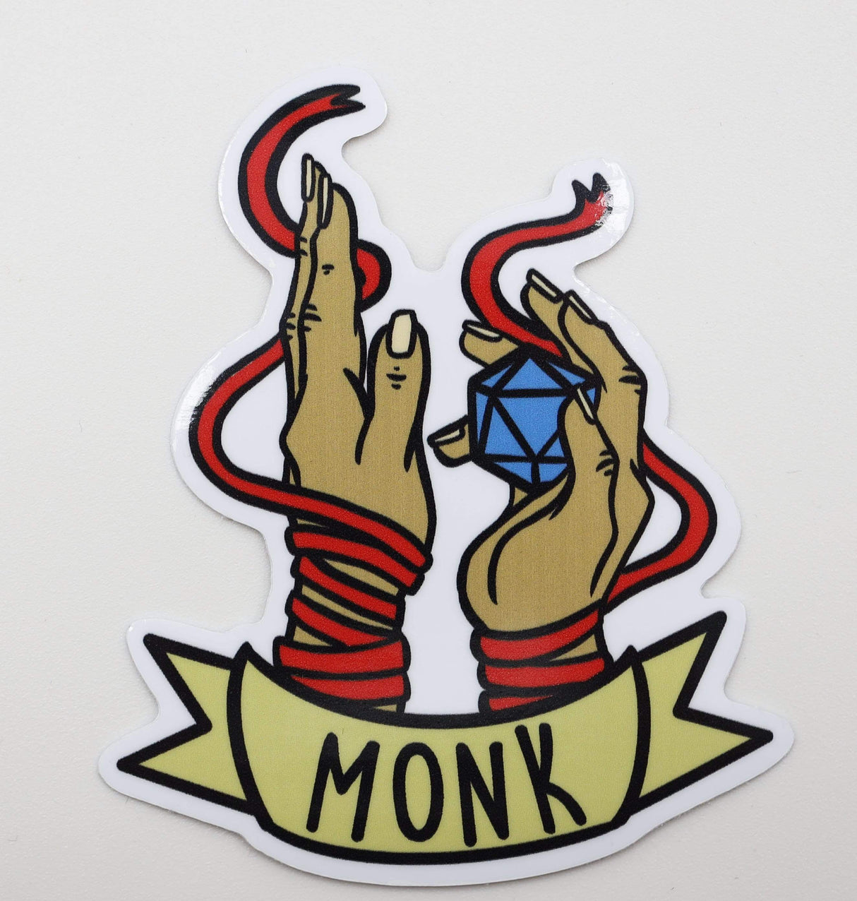 Banner Class Sticker: Monk