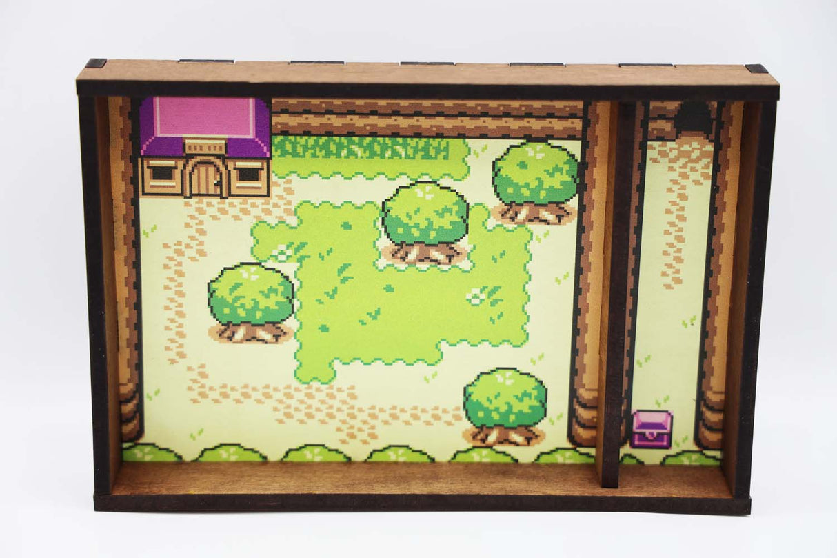 Chromatic Dice Tray - 8-Bit RPG